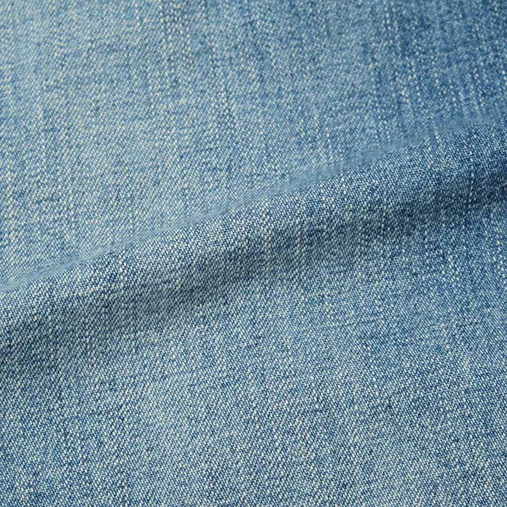 HOLLYWOOD RANCH MARKET - Light Denim Vintage Wash Short Coveralls Jacket - 1017906