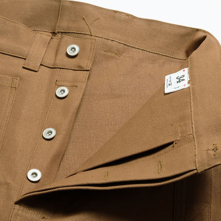 John Gluckow - Lot JG-01 - 1910s Netmaker's Trousers - Brown Duck - JG-01-DU