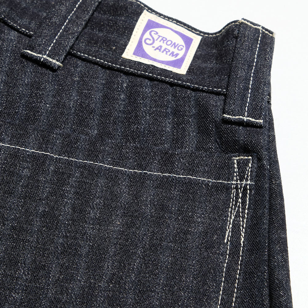 John Gluckow - Lot. JG-01 - 1910s Netmaker's Trousers - Stripe Denim - JG-01S