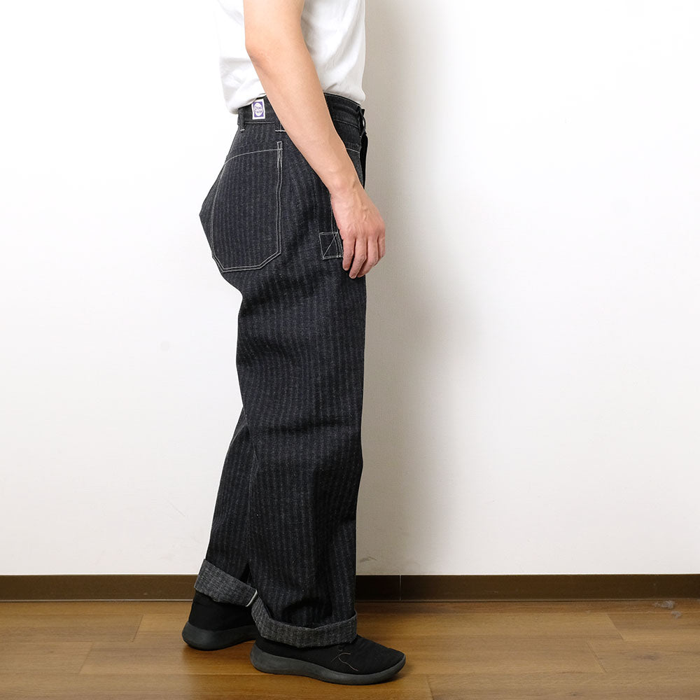 John Gluckow - Lot. JG-01 - 1910s Netmaker's Trousers - Stripe Denim - JG-01S
