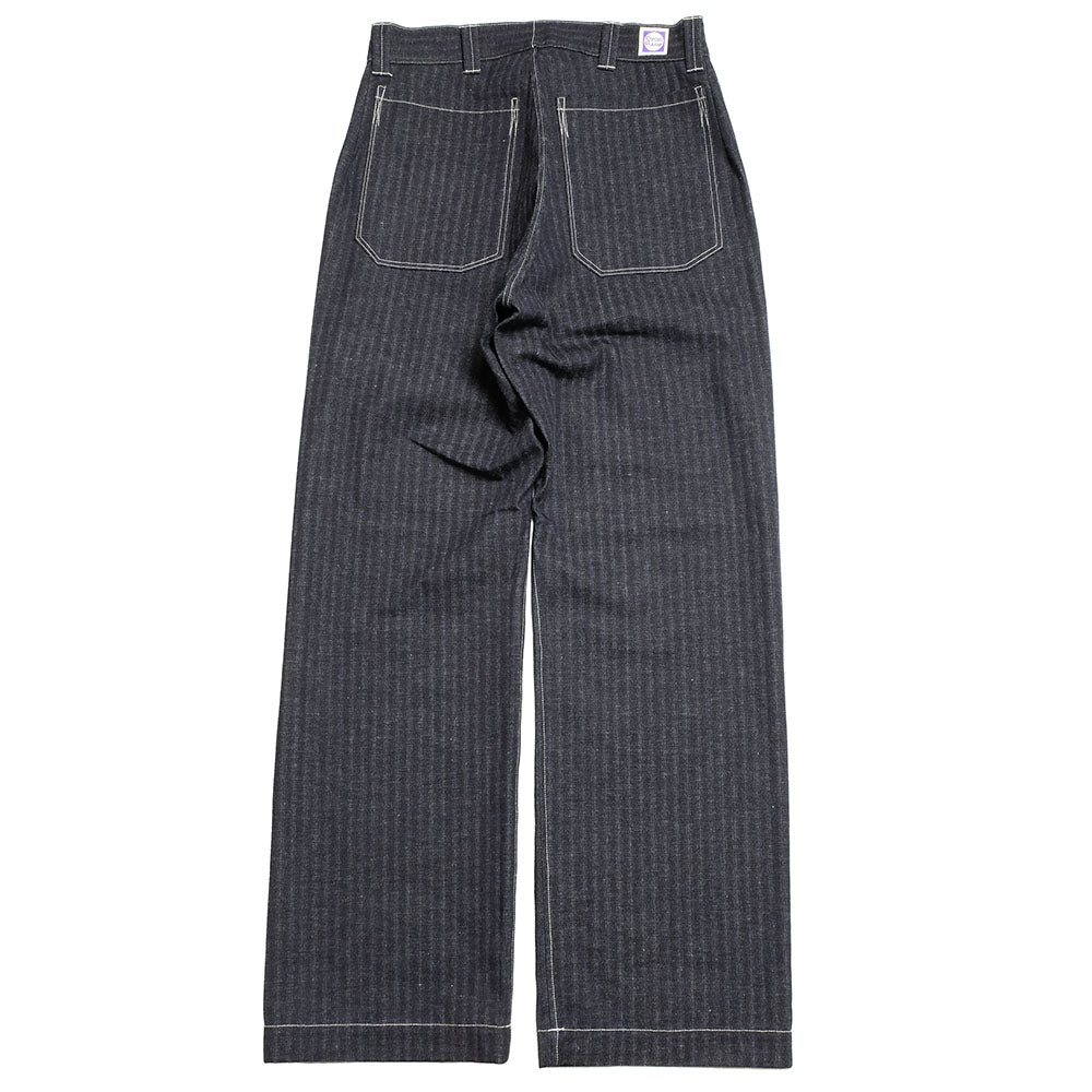 John Gluckow - Lot. JG-01 - 1910s Netmaker's Trousers - Stripe Denim - JG-01S