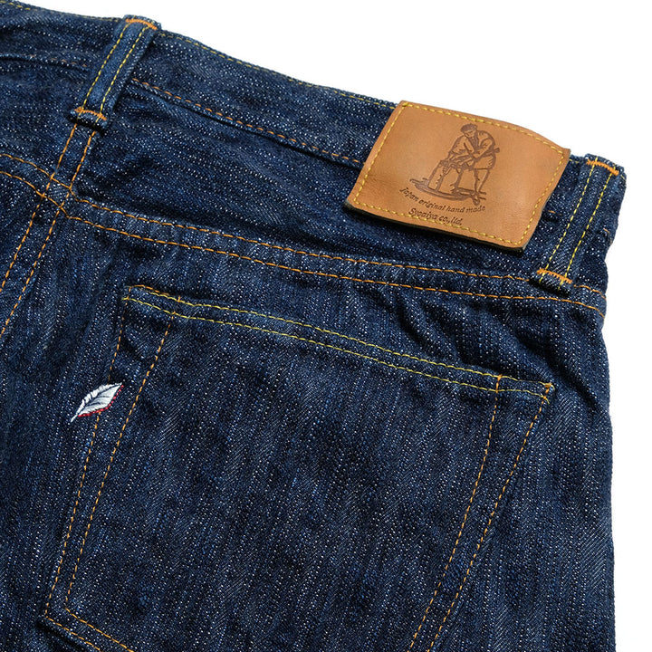 Pure Blue Japan - 15oz. Kasuri Selvedge Denim - Slim Tapered - KS-15OZ-013