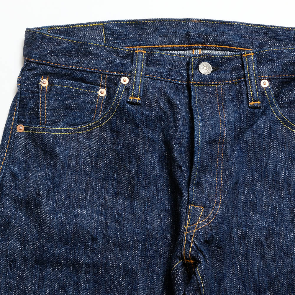 Pure Blue Japan - 15oz. Kasuri Selvedge Denim - Slim Tapered - KS-15OZ-013