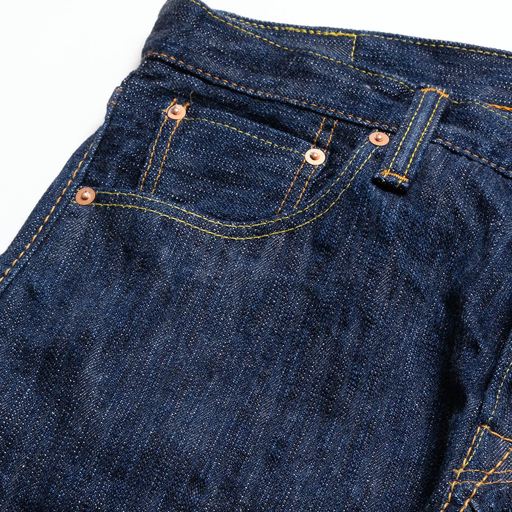 Pure Blue Japan - 15oz. Kasuri Selvedge Denim - Slim Tapered - KS-15OZ-013