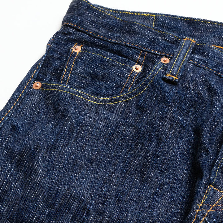 Pure Blue Japan - 15oz. Kasuri Selvedge Denim - Slim Tapered - KS-15OZ-013