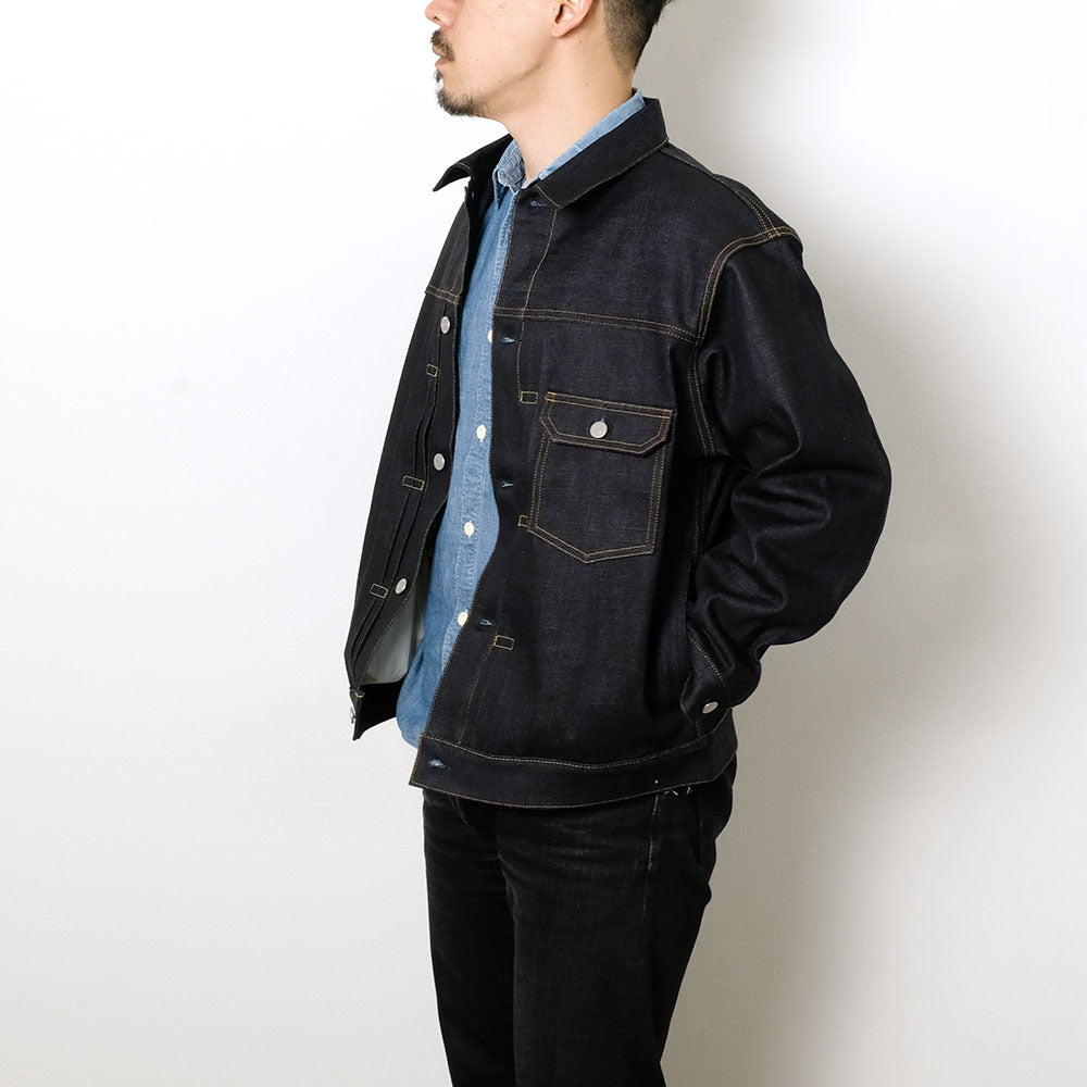 MOMOTARO JEANS - #001 STANDARD DENIM JACKET 14.7oz - MMGJ0001