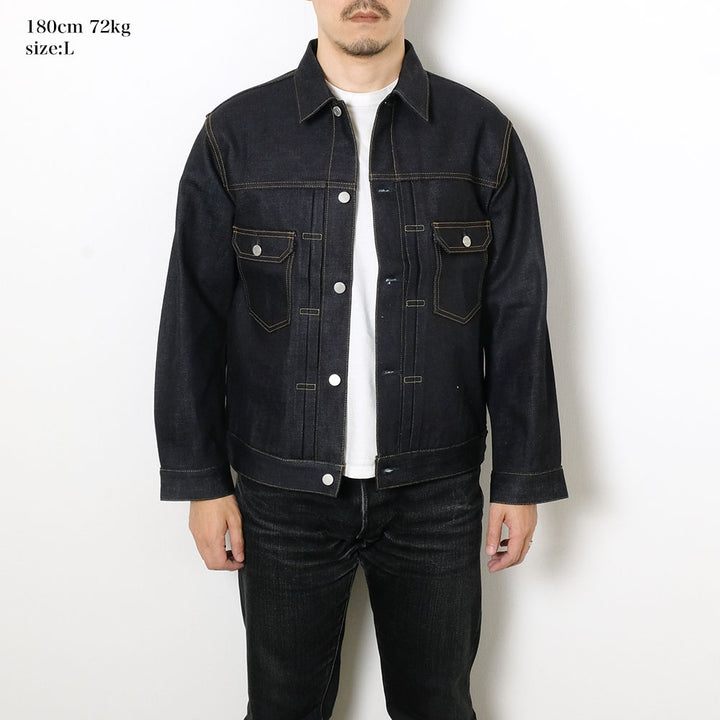 MOMOTARO JEANS - #002 STANDARD DENIM JACKET 14.7oz - MMGJ0002