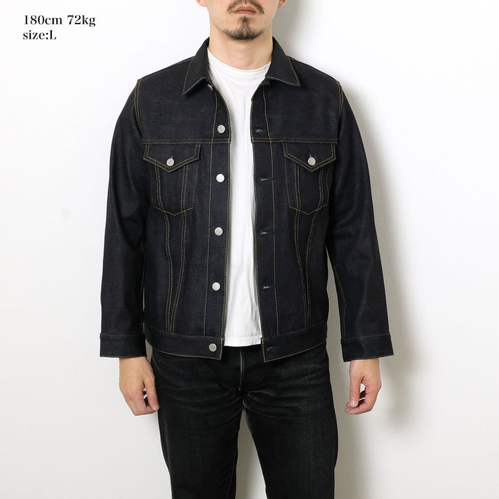 MOMOTARO JEANS - #003 STANDARD DENIM JACKET 14.7oz - MMGJ0003