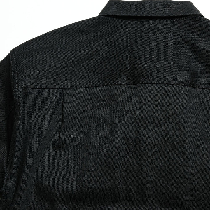 MOMOTARO JEANS - #002 STANDARD DENIM JACKET 14.7oz BLACK - MMGJ1002