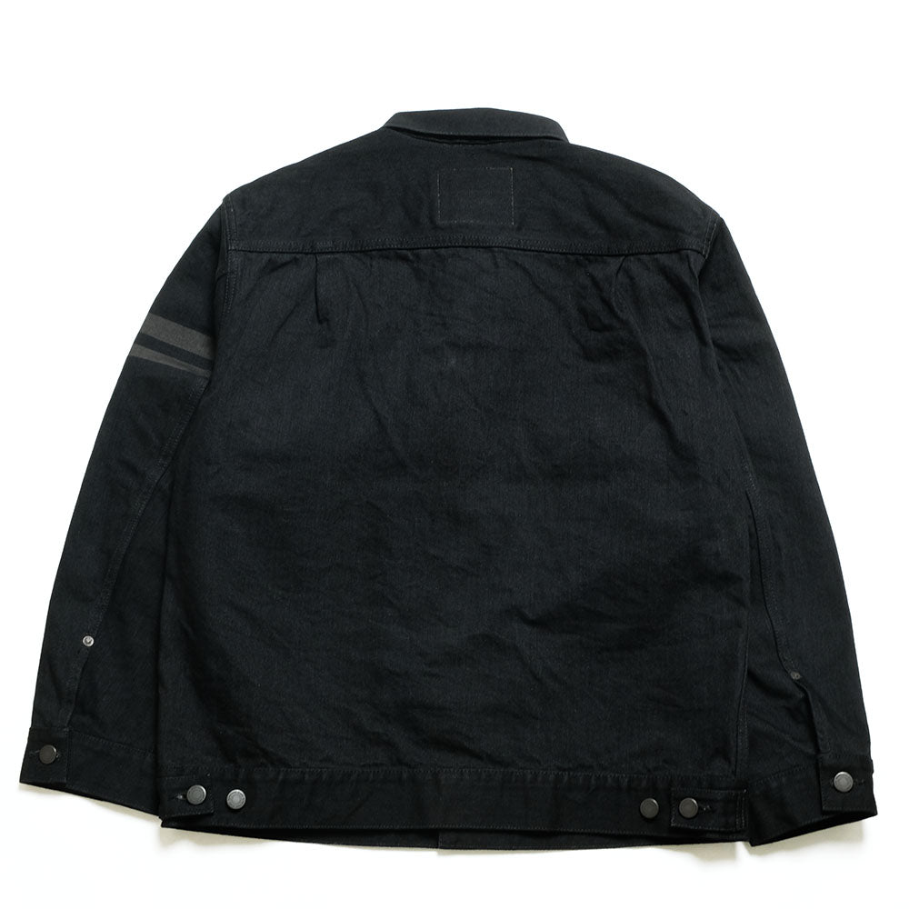 MOMOTARO JEANS - #002 CLASSIC DENIM JACKET 15.7oz BLACK -MMGJ1102