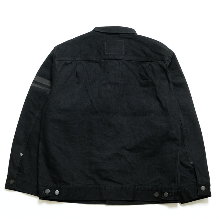MOMOTARO JEANS - #002 CLASSIC DENIM JACKET 15.7oz BLACK -MMGJ1102