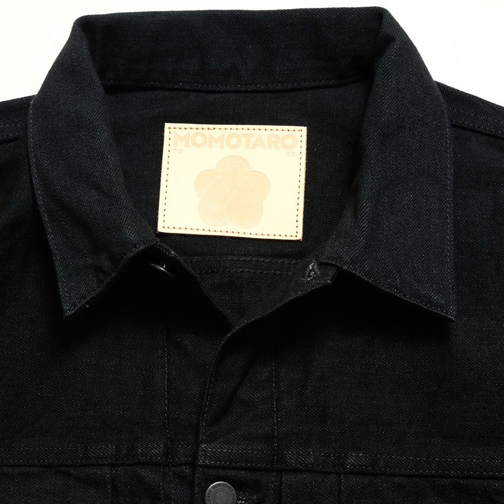MOMOTARO JEANS - #002 CLASSIC DENIM JACKET 15.7oz BLACK -MMGJ1102