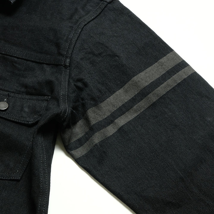 MOMOTARO JEANS - #002 CLASSIC DENIM JACKET 15.7oz BLACK -MMGJ1102