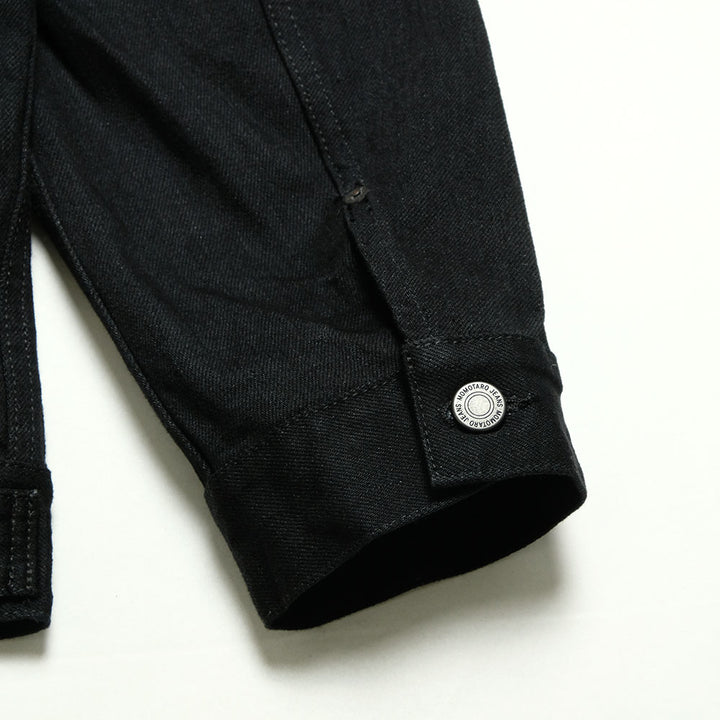 MOMOTARO JEANS - #002 CLASSIC DENIM JACKET 15.7oz BLACK -MMGJ1102