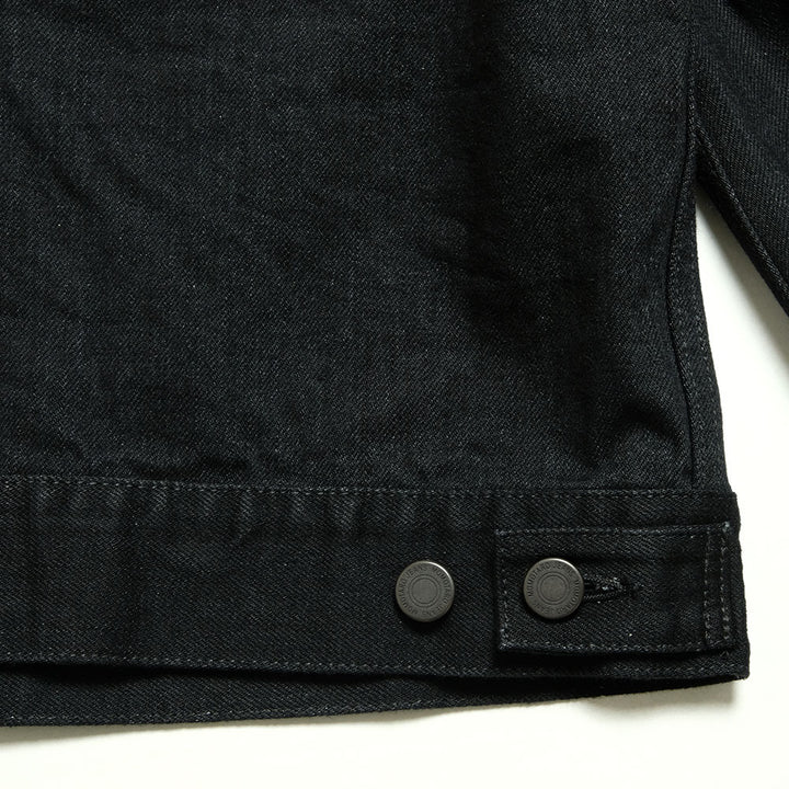 MOMOTARO JEANS - #002 CLASSIC DENIM JACKET 15.7oz BLACK -MMGJ1102