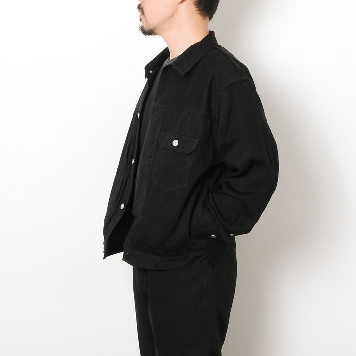 MOMOTARO JEANS - #001 DENIM JACKET - KYOTOMONTSUKI DYED - MMGJ6010