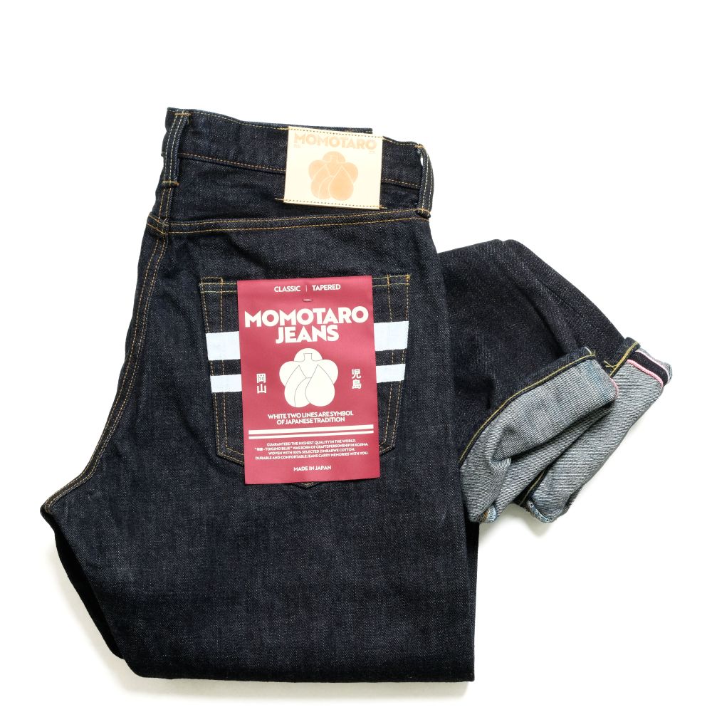 MOMOTARO JEANS - #200 CLASSIC TAPERED 15.7oz - BUTTON FLY