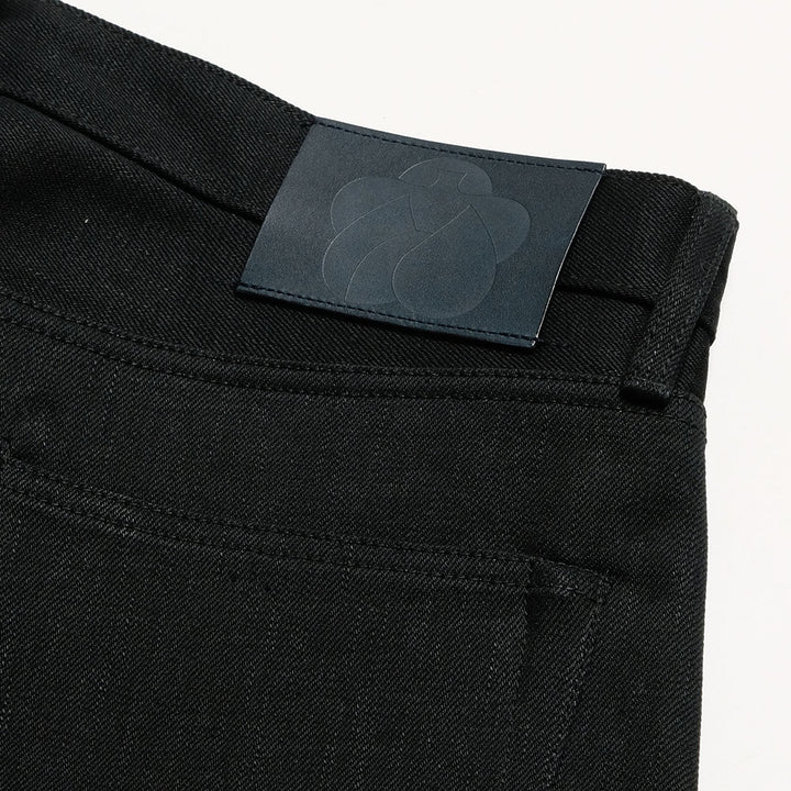 MOMOTARO JEANS - #100 STANDARD STRAIGHT 14.7oz BLACK - Zip-Fly - MMJZ1100
