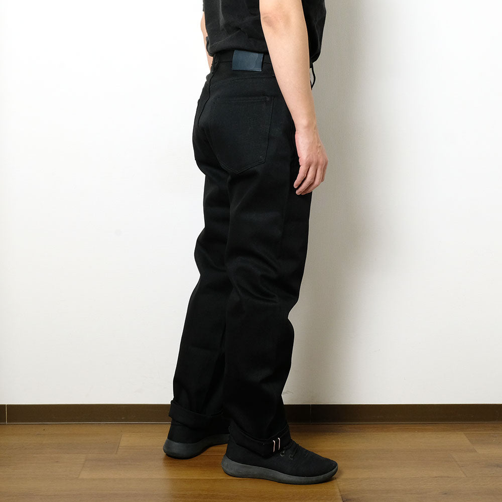 MOMOTARO JEANS - #100 STANDARD STRAIGHT 14.7oz BLACK - Zip-Fly - MMJZ1100