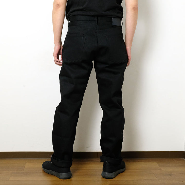 MOMOTARO JEANS - #100 STANDARD STRAIGHT 14.7oz BLACK - Zip-Fly - MMJZ1100