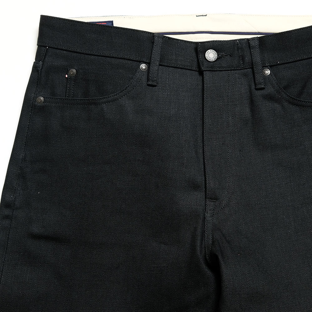 MOMOTARO JEANS - #100 STANDARD STRAIGHT 14.7oz BLACK - Zip-Fly - MMJZ1100