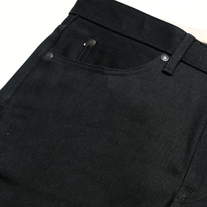 MOMOTARO JEANS - #100 STANDARD STRAIGHT 14.7oz BLACK - Zip-Fly - MMJZ1100