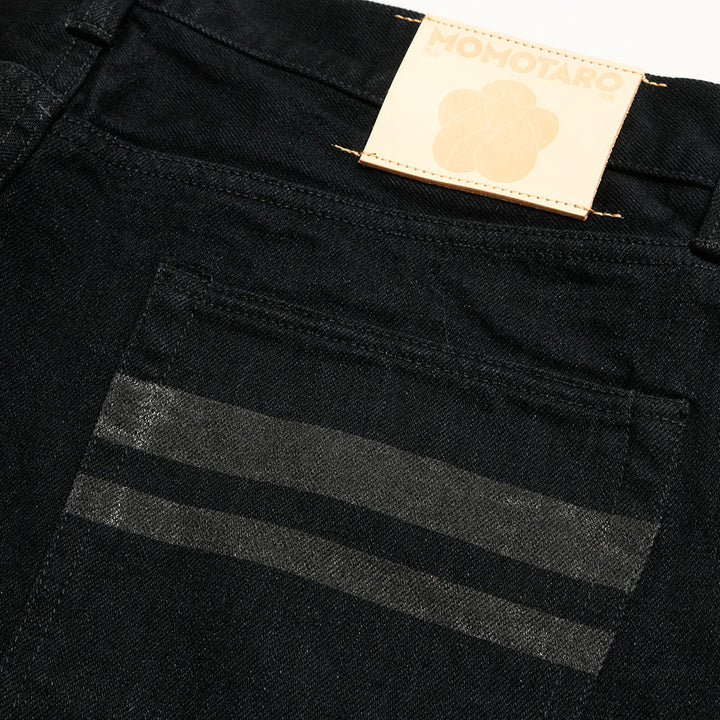 MOMOTARO JEANS - #100 CLASSIC STRAIGHT 15.7oz BLACK - Zip-Fly - MMJZ1101
