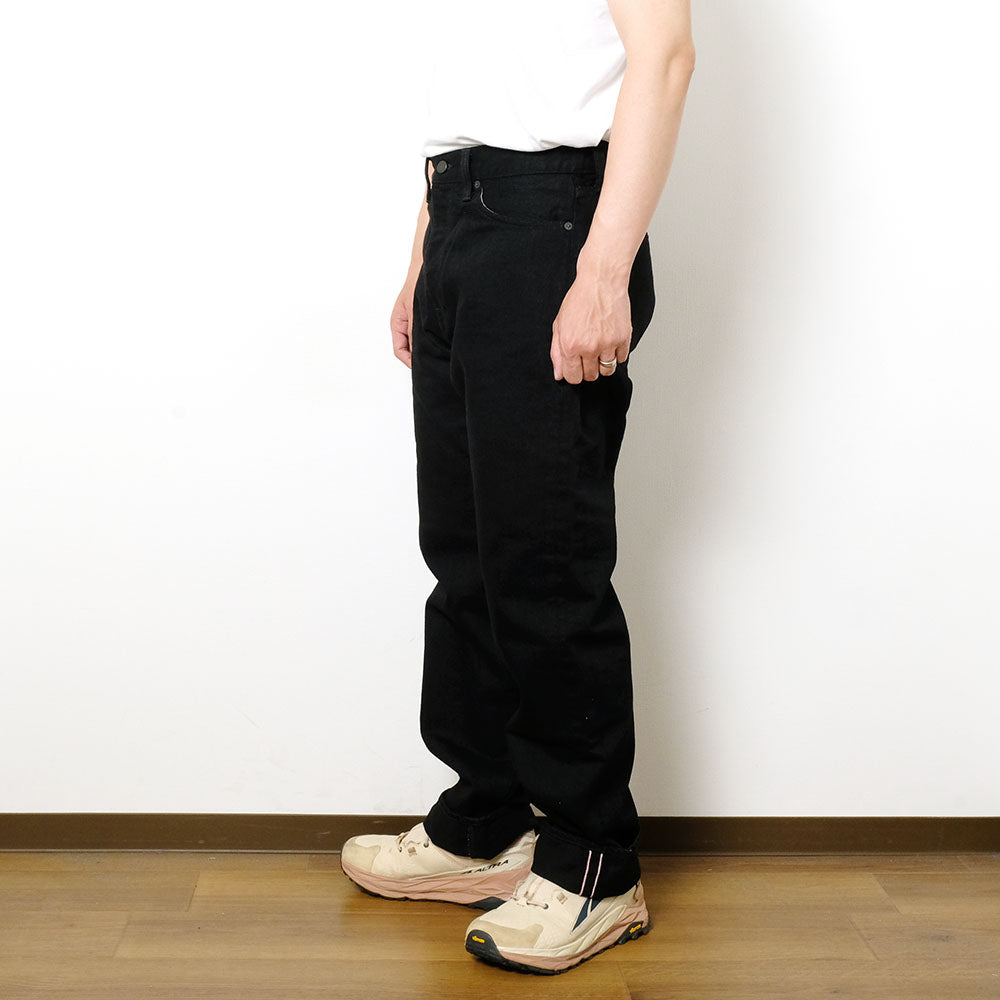 MOMOTARO JEANS - #100 CLASSIC STRAIGHT 15.7oz BLACK - Zip-Fly - MMJZ1101