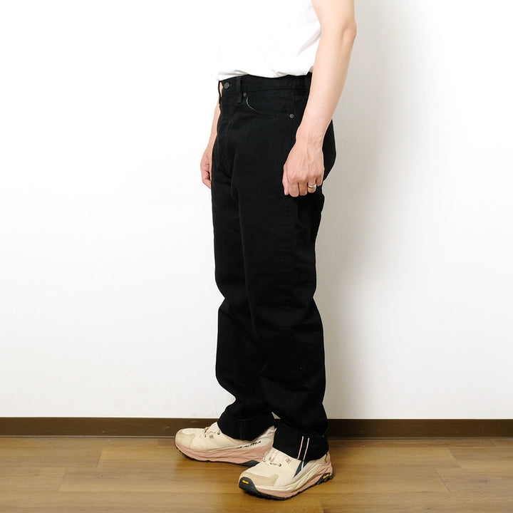 MOMOTARO JEANS - #100 CLASSIC STRAIGHT 15.7oz BLACK - Zip-Fly - MMJZ1101