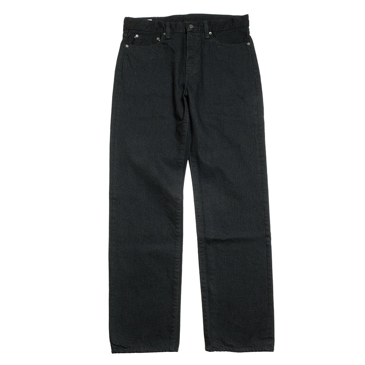 MOMOTARO JEANS - #100 CLASSIC STRAIGHT 15.7oz BLACK - Zip-Fly - MMJZ1101