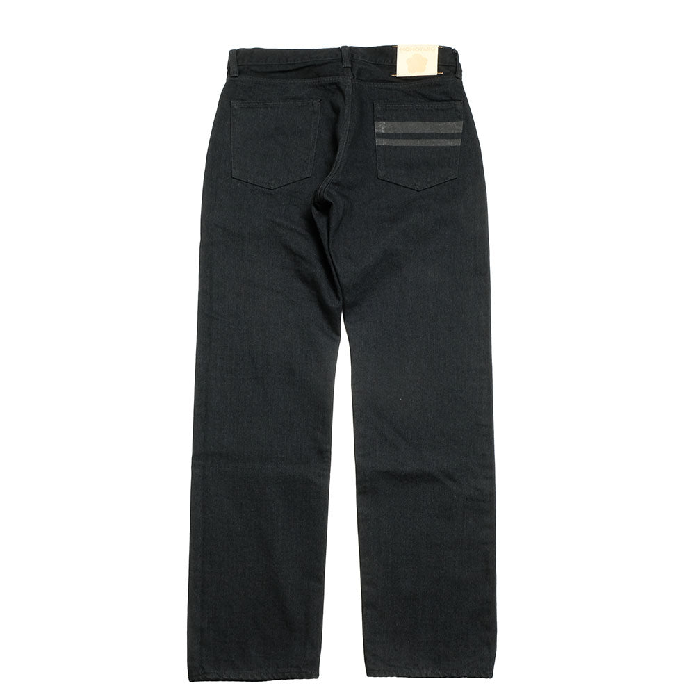 MOMOTARO JEANS - #100 CLASSIC STRAIGHT 15.7oz BLACK - Zip-Fly - MMJZ1101