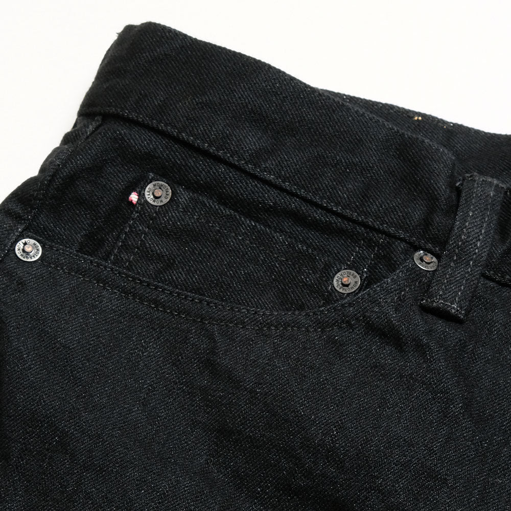 MOMOTARO JEANS - #100 CLASSIC STRAIGHT 15.7oz BLACK - Zip-Fly - MMJZ1101
