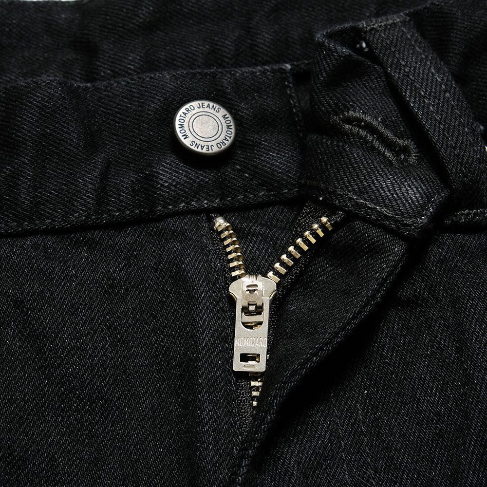 MOMOTARO JEANS - #100 CLASSIC STRAIGHT 15.7oz BLACK - Zip-Fly - MMJZ1101