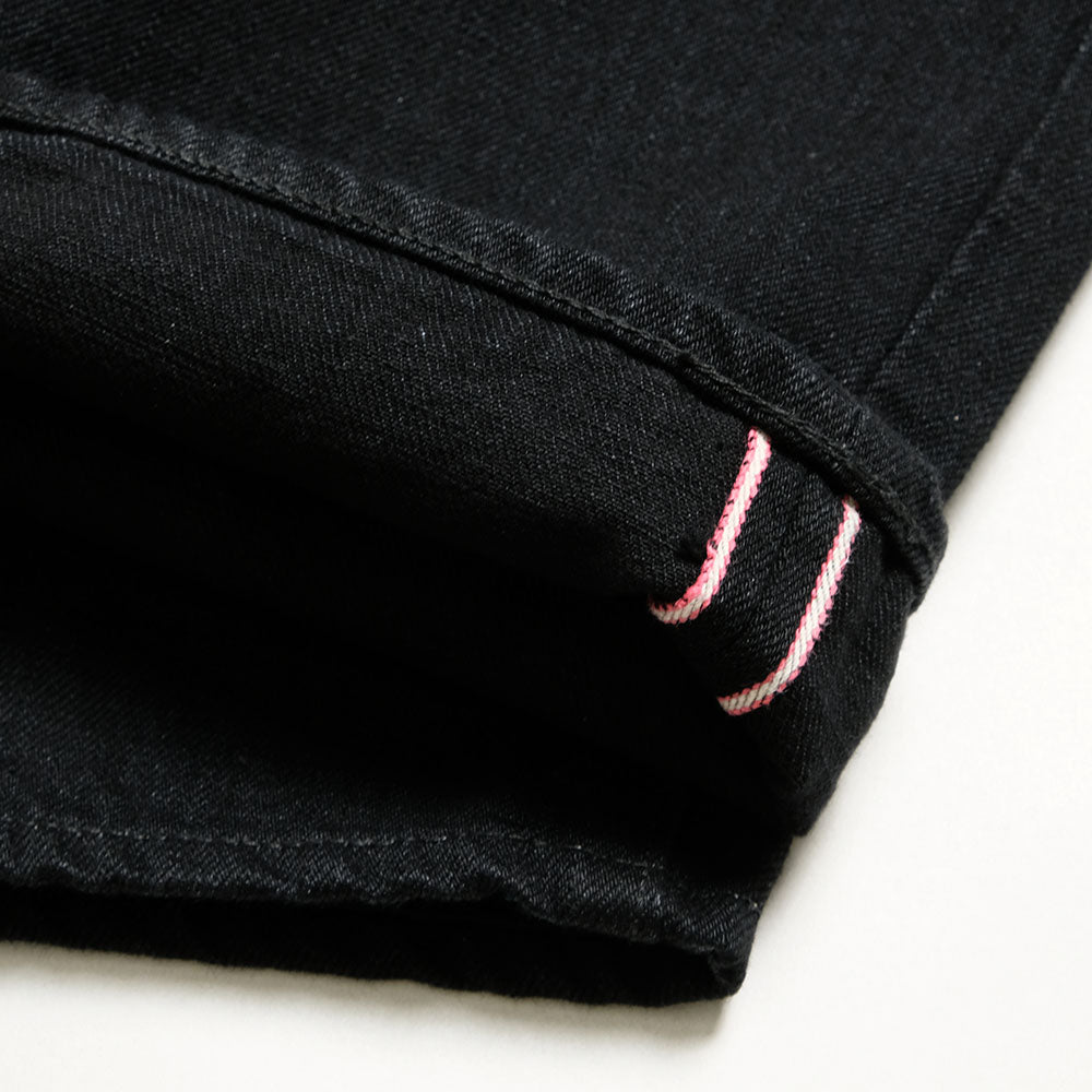 MOMOTARO JEANS - #100 CLASSIC STRAIGHT 15.7oz BLACK - Zip-Fly - MMJZ1101