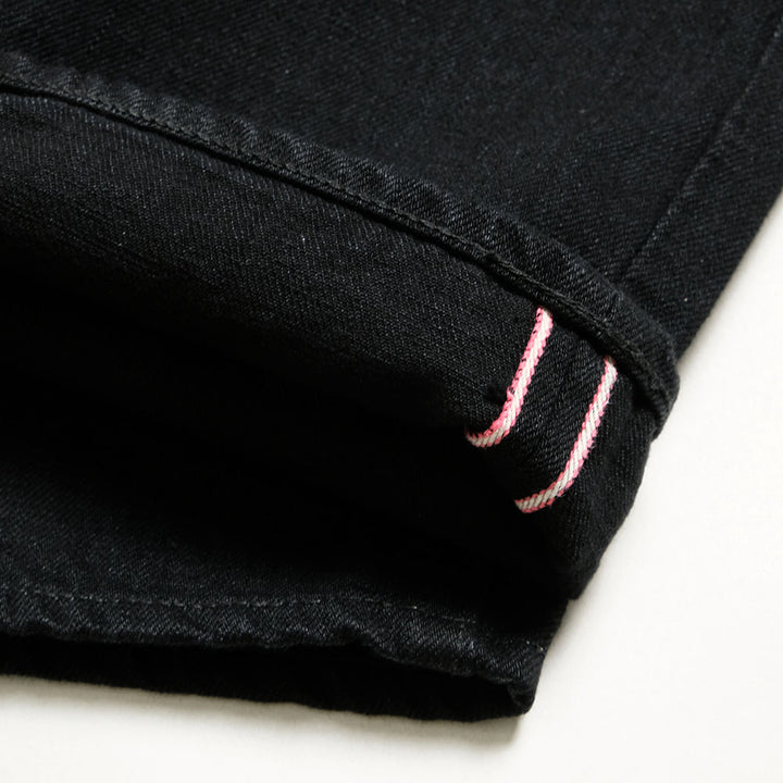 MOMOTARO JEANS - #100 CLASSIC STRAIGHT 15.7oz BLACK - Zip-Fly - MMJZ1101