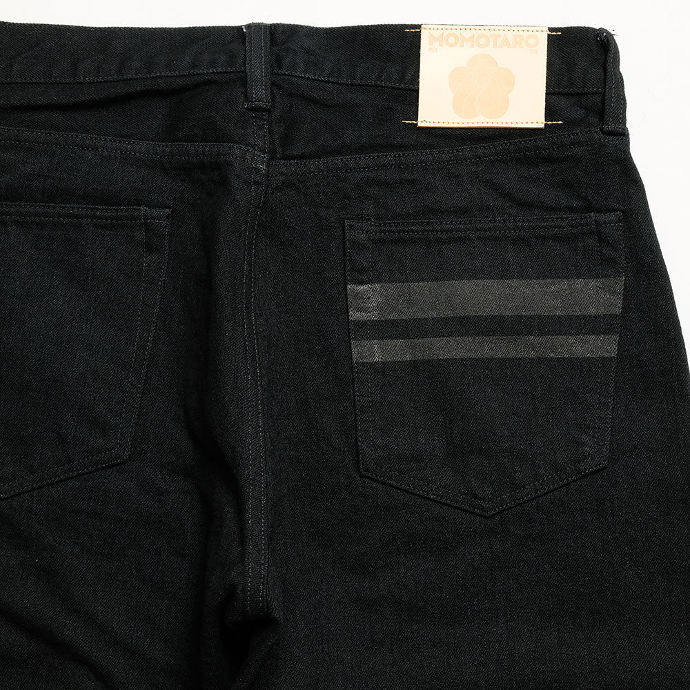 MOMOTARO JEANS - #100 CLASSIC STRAIGHT 15.7oz BLACK - Zip-Fly - MMJZ1101