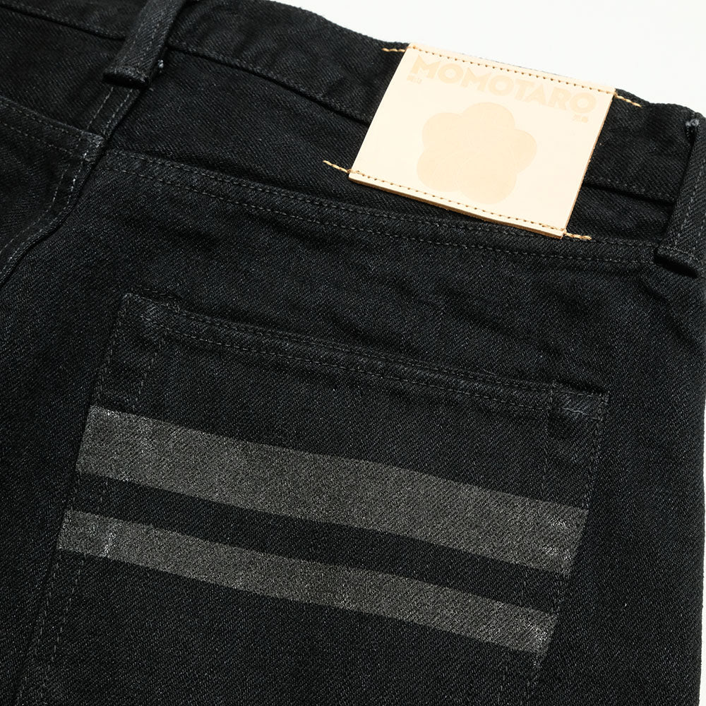 MOMOTARO JEANS - #200 CLASSIC TAPERED 15.7oz BLACK - Zip-Fly - MMJZ1201