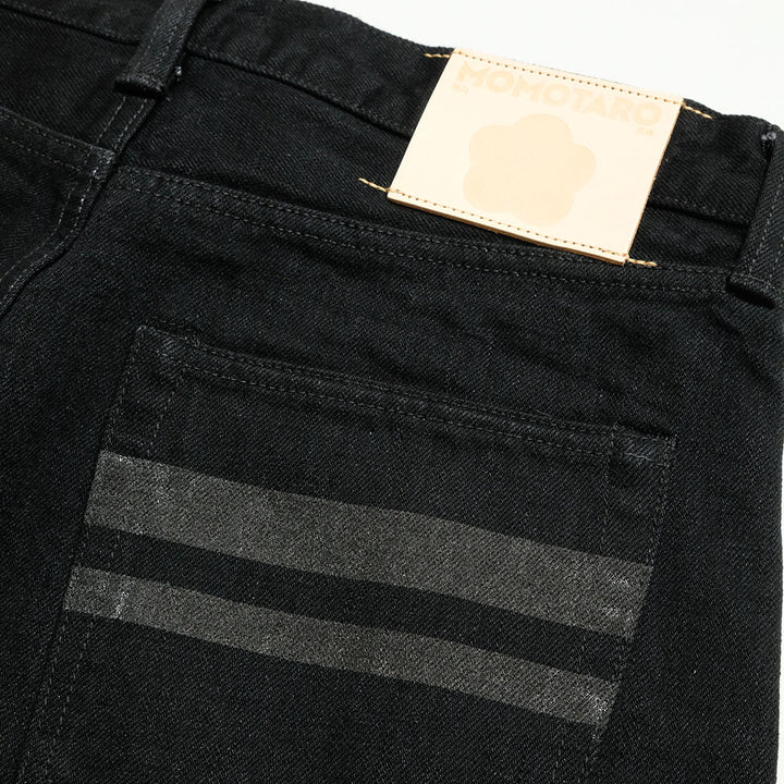 MOMOTARO JEANS - #200 CLASSIC TAPERED 15.7oz BLACK - Zip-Fly - MMJZ1201