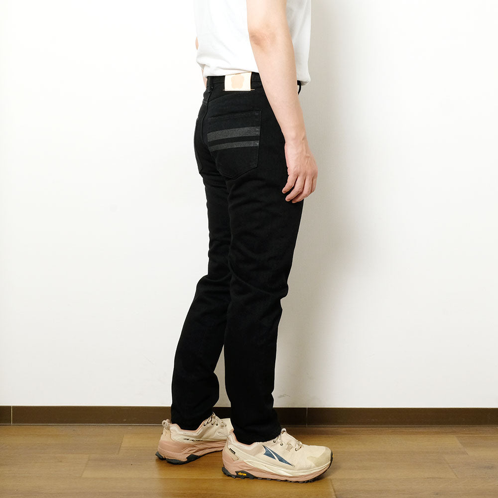 MOMOTARO JEANS - #200 CLASSIC TAPERED 15.7oz BLACK - Zip-Fly - MMJZ1201
