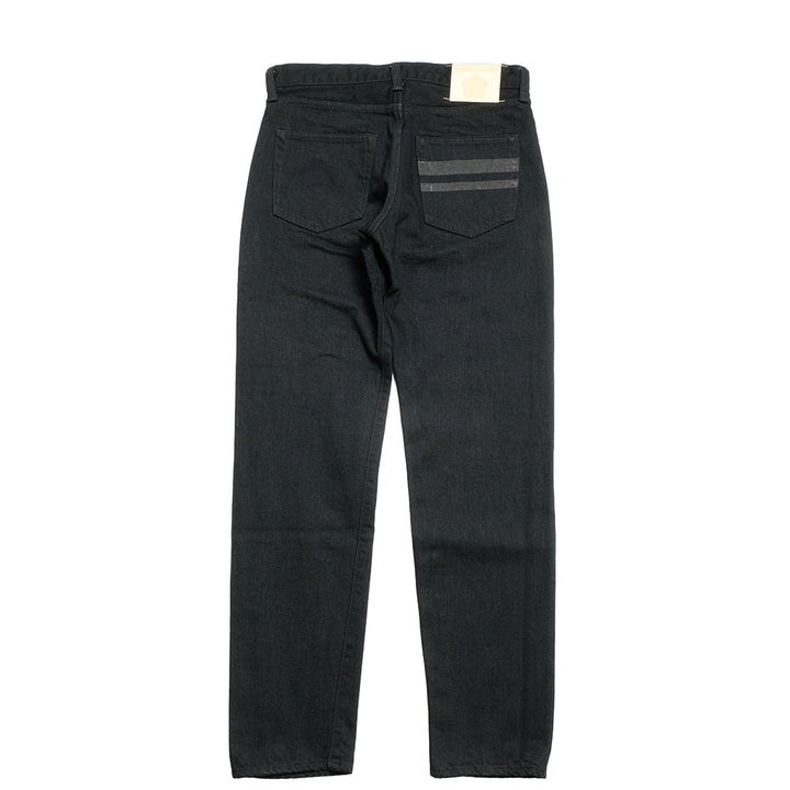 MOMOTARO JEANS - #200 CLASSIC TAPERED 15.7oz BLACK - Zip-Fly - MMJZ1201