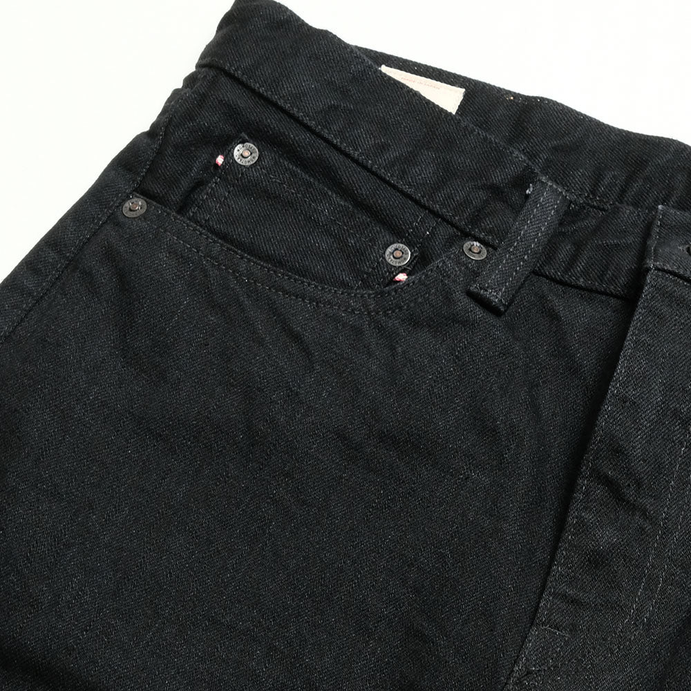 MOMOTARO JEANS - #200 CLASSIC TAPERED 15.7oz BLACK - Zip-Fly - MMJZ1201