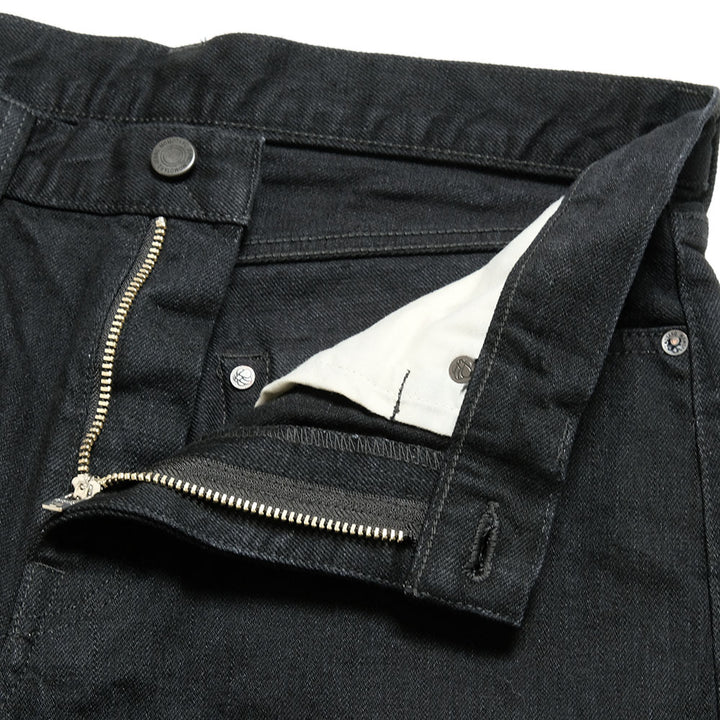 MOMOTARO JEANS - #200 CLASSIC TAPERED 15.7oz BLACK - Zip-Fly - MMJZ1201