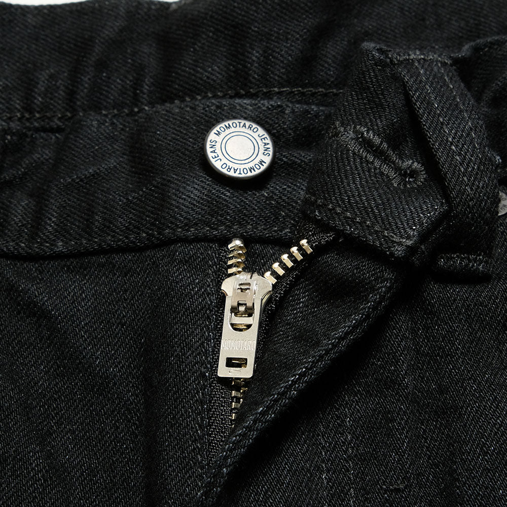 MOMOTARO JEANS - #200 CLASSIC TAPERED 15.7oz BLACK - Zip-Fly - MMJZ1201