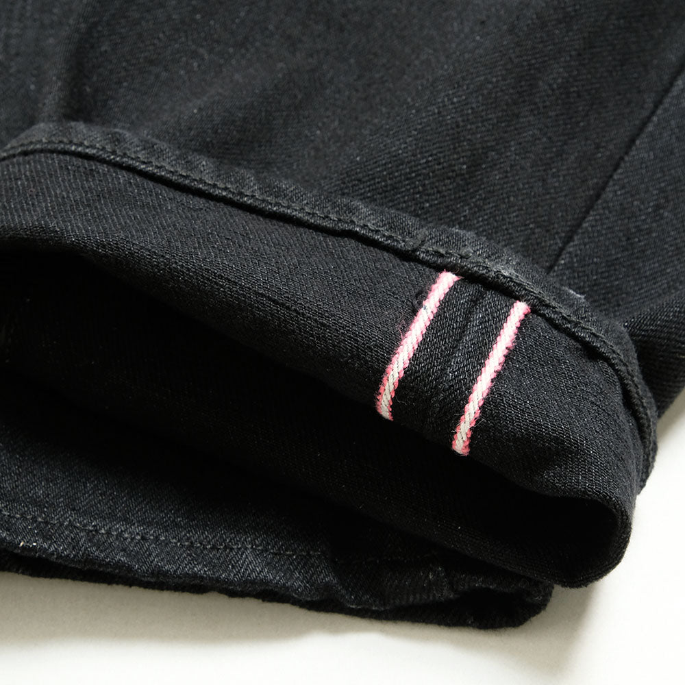 MOMOTARO JEANS - #200 CLASSIC TAPERED 15.7oz BLACK - Zip-Fly - MMJZ1201