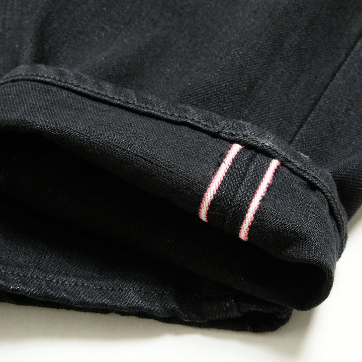 MOMOTARO JEANS - #200 CLASSIC TAPERED 15.7oz BLACK - Zip-Fly - MMJZ1201