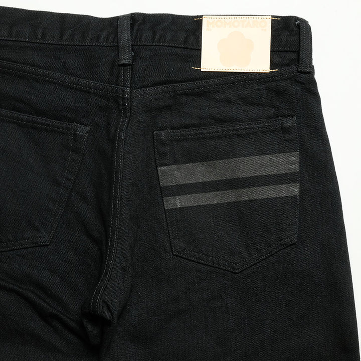 MOMOTARO JEANS - #200 CLASSIC TAPERED 15.7oz BLACK - Zip-Fly - MMJZ1201
