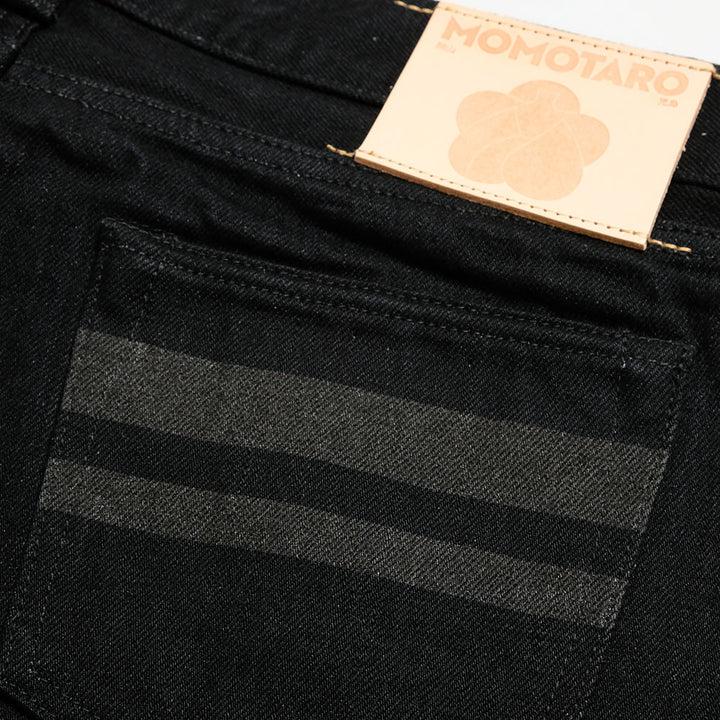MOMOTARO JEANS - #300 CLASSIC SLIM - 15.7oz BLACK - Zip-Fly - MMJZ1301