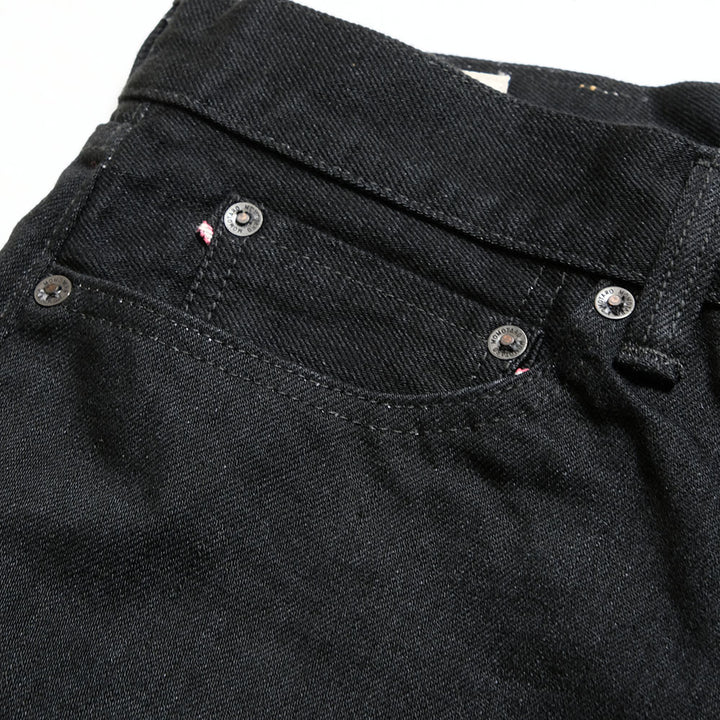 MOMOTARO JEANS - #300 CLASSIC SLIM - 15.7oz BLACK - Zip-Fly - MMJZ1301
