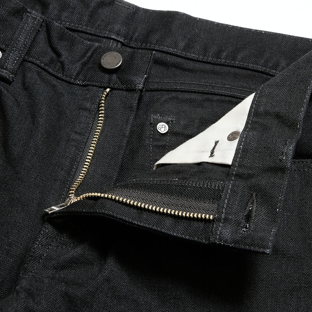 MOMOTARO JEANS - #300 CLASSIC SLIM - 15.7oz BLACK - Zip-Fly - MMJZ1301