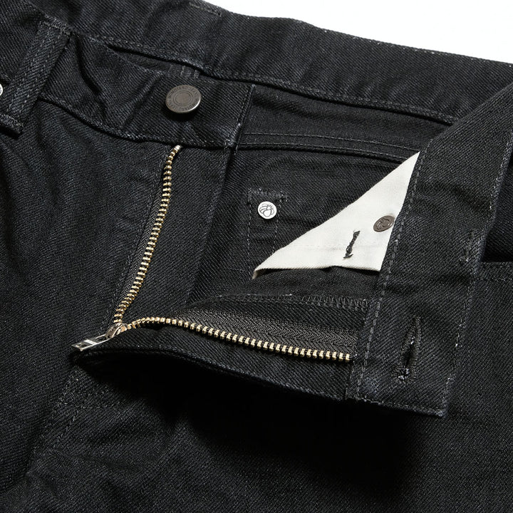 MOMOTARO JEANS - #300 CLASSIC SLIM - 15.7oz BLACK - Zip-Fly - MMJZ1301